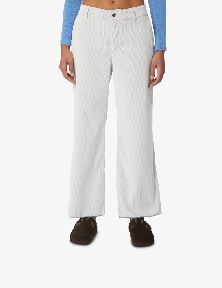 rinascente Cigala's Jeans a gamba larga con frange - Bianco