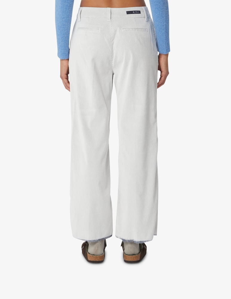 rinascente Cigala's Jeans a gamba larga con frange - Bianco