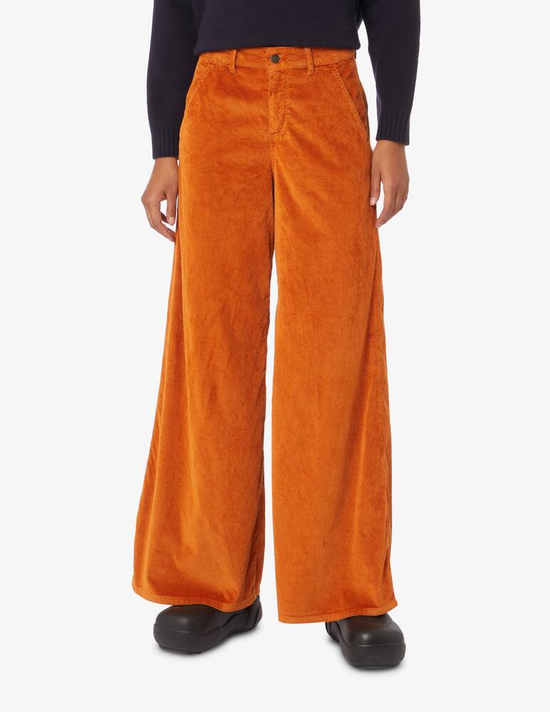 rinascente Cigala's Mid rise palazzo jeans - Orange