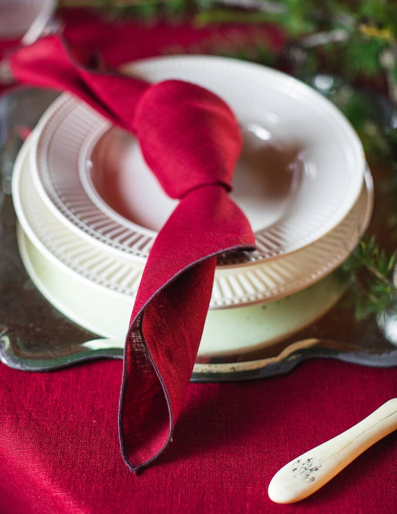 rinascente Borgo delle Tovaglie Napkin - Red