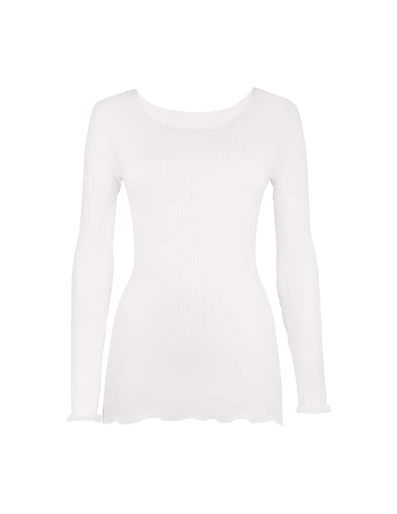 rinascente Lisanza Long sleeve top with round neckline