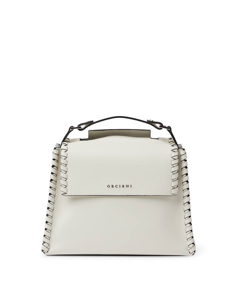Orciani Sveva Liberty Mesh small leather handbag with strap - picture 1 Orciani Sveva Liberty Mesh small leather handbag with strap - picture 1