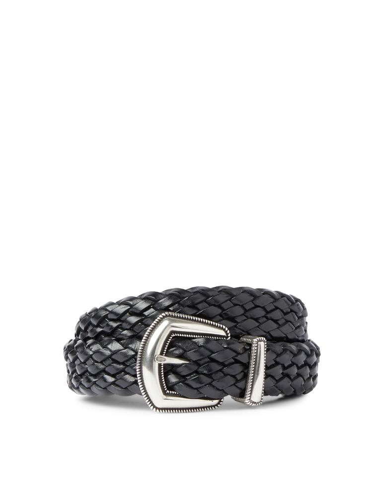 Orciani Masculine western style braided leather belt - picture 1 Orciani Masculine western style braided leather belt - picture 1