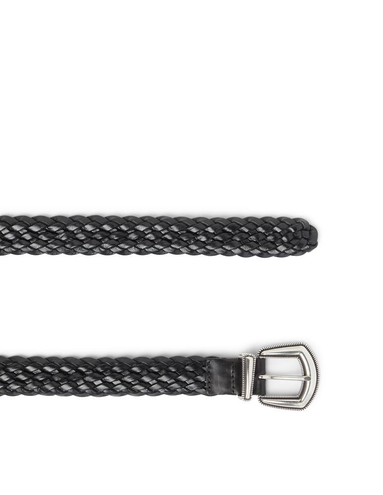 Orciani Masculine western style braided leather belt - picture 3 Orciani Masculine western style braided leather belt - picture 3