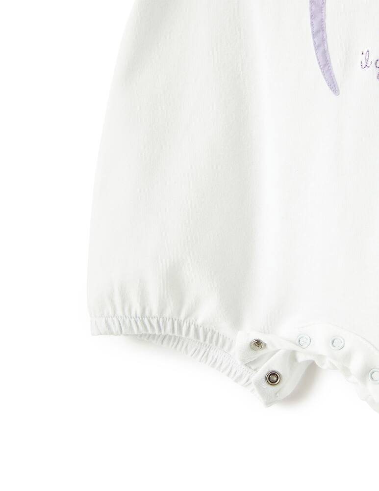 rinascente Il Gufo Baby bodysuit - Bianco