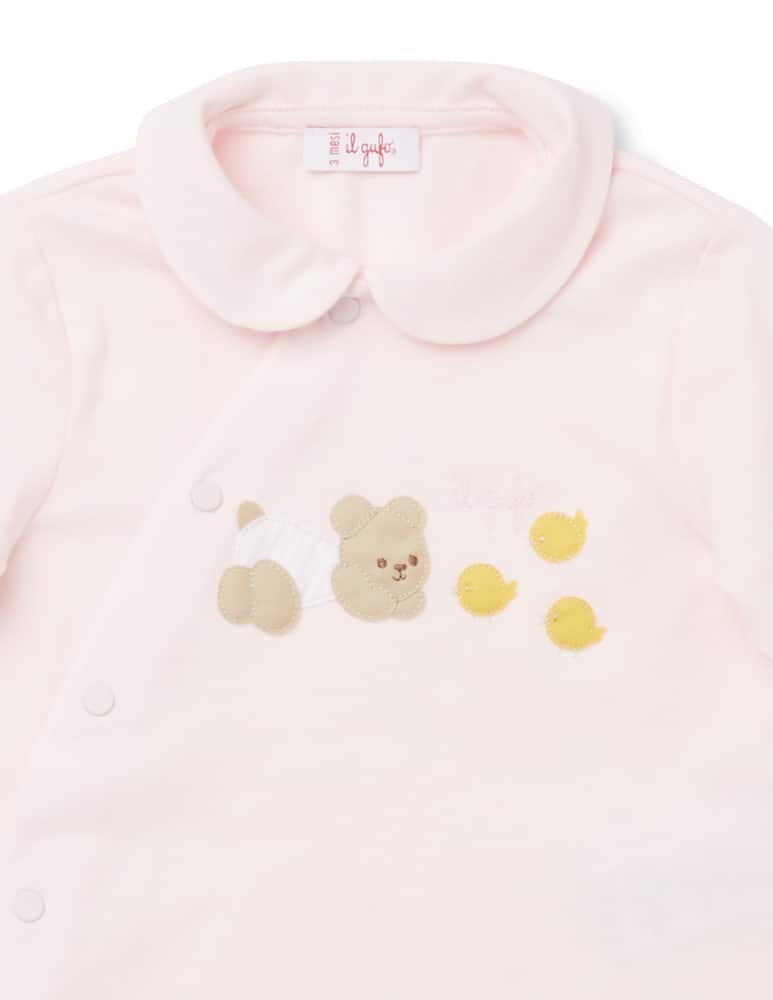 rinascente Il Gufo Baby bodysuit - Rosa