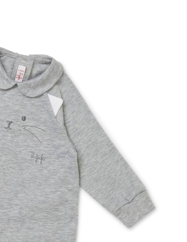 rinascente Il Gufo Baby bodysuit - Grigio