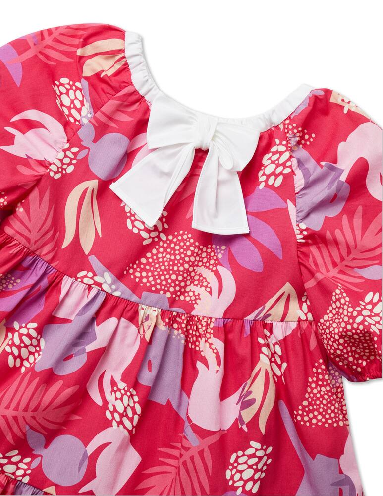 rinascente Il Gufo Vestitino in cotone - Rosso