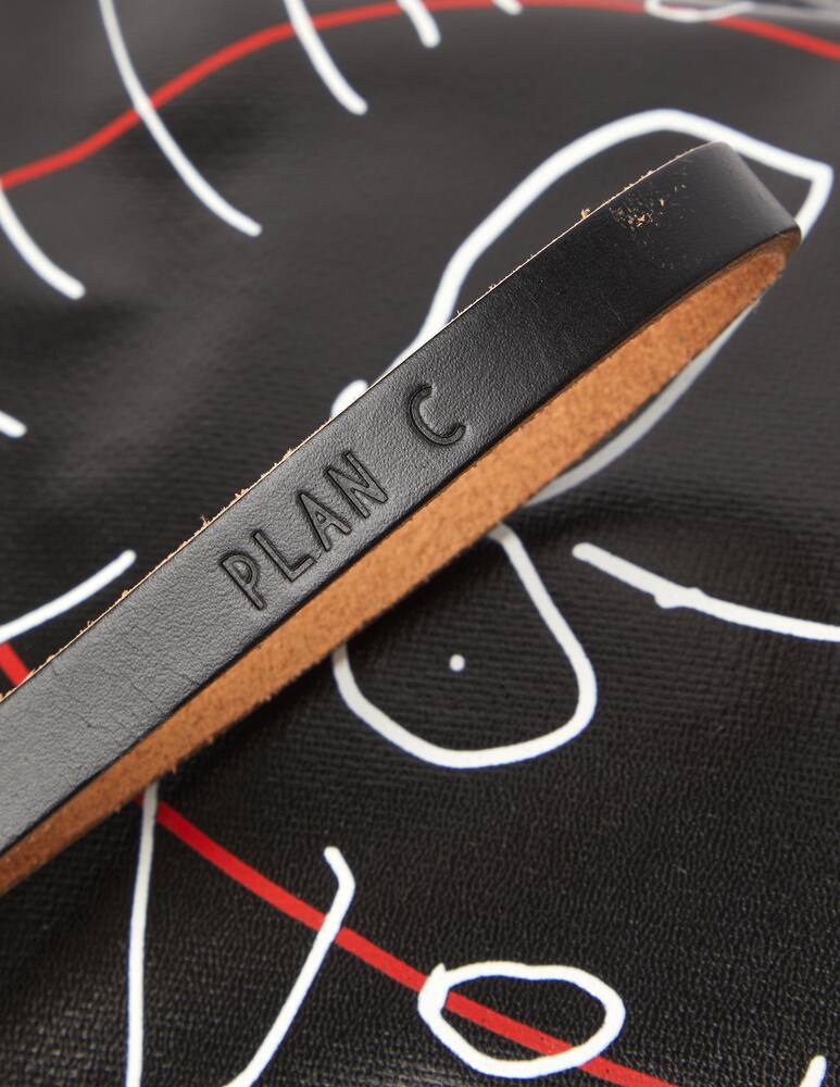 rinascente Plan C Clutch con stampa