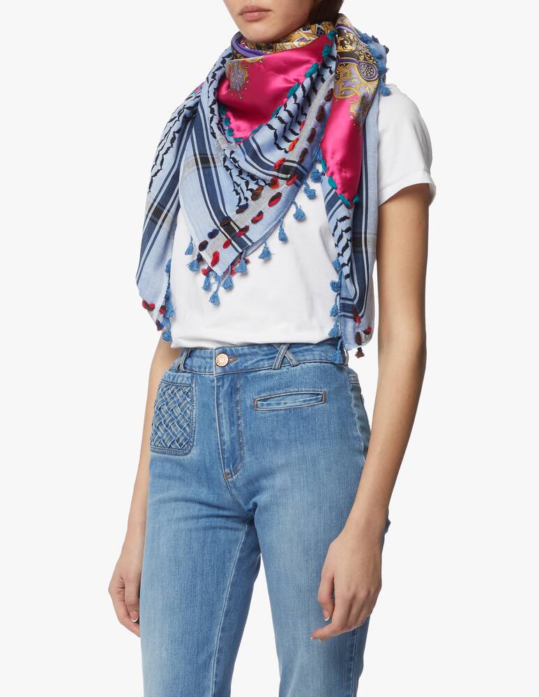 rinascente 5 min. Kefiah in misto seta