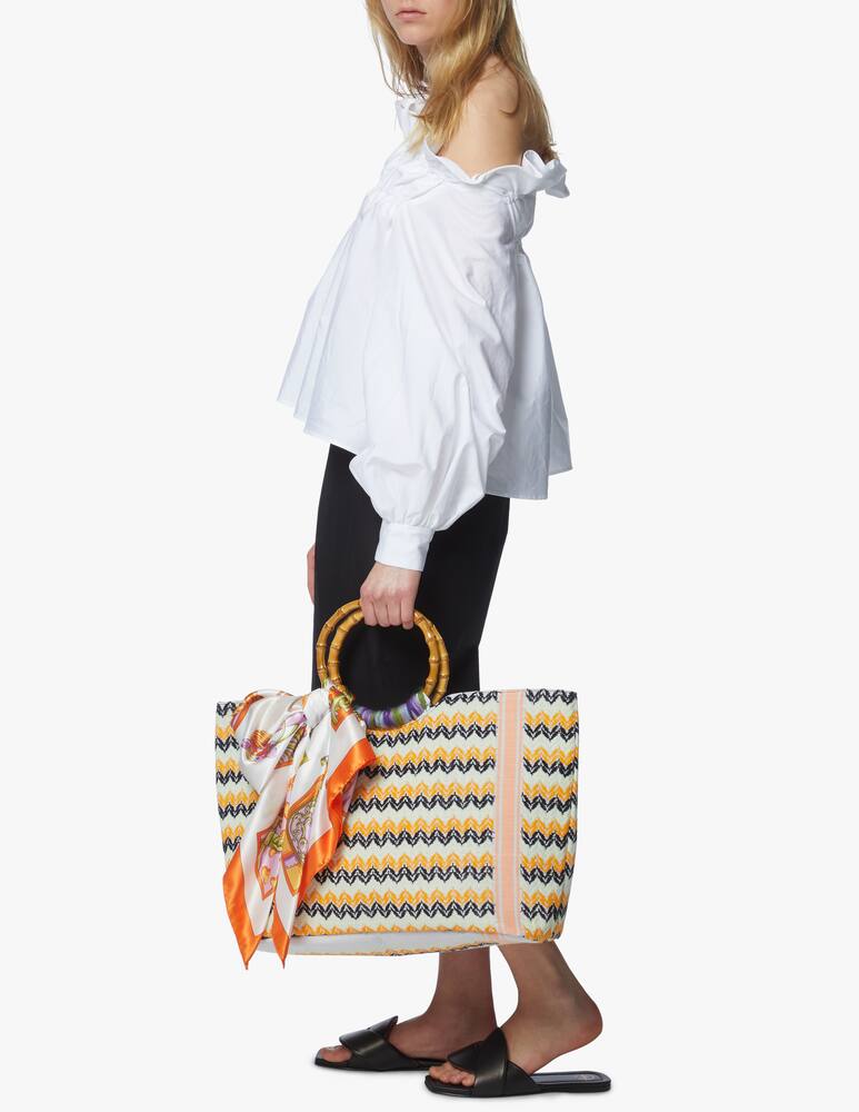 rinascente 5 min. Bamboo tote bag