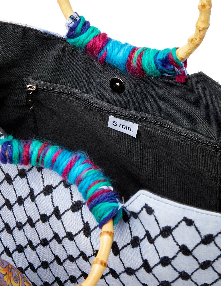 rinascente 5 min. Bamboo tote bag