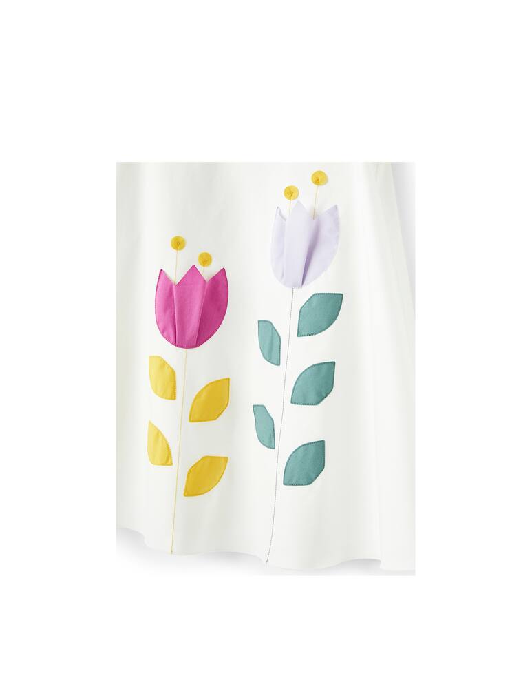 rinascente Il Gufo Vestitino in cotone - Bianco