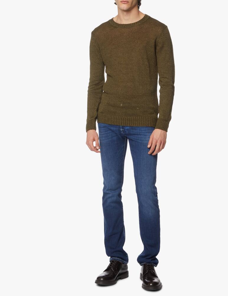 Rinascente Collection Crewneck linen jumper - picture 2