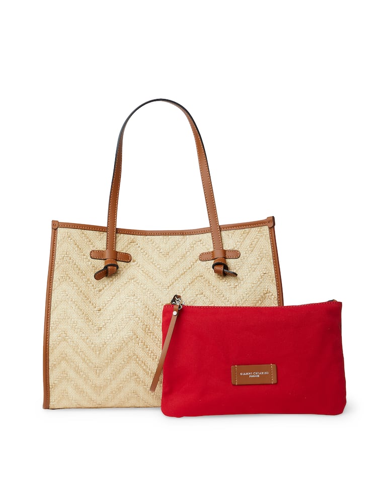 rinascente Gianni Chiarini Firenze Marcella Chevronne tote bag