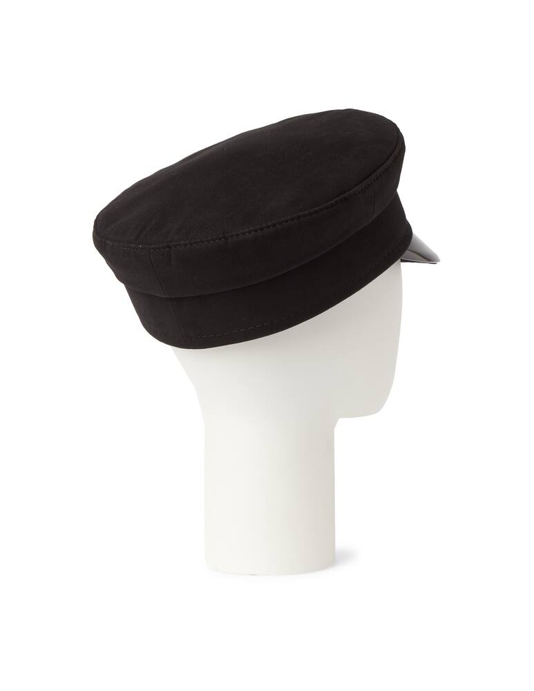 rinascente Ruslan Baginskiy Cotton baker boy flat cap - black
