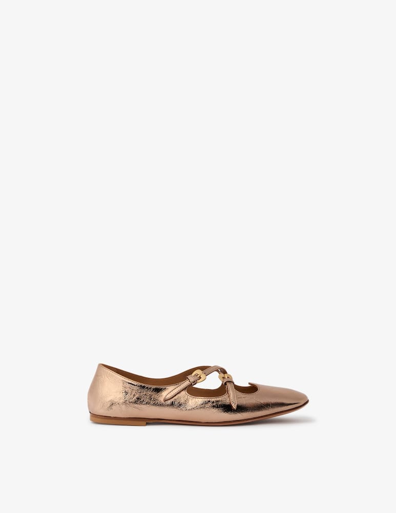 A. Bocca Ballerina with heart buckle - picture 1 A. Bocca Ballerina with heart buckle - picture 1
