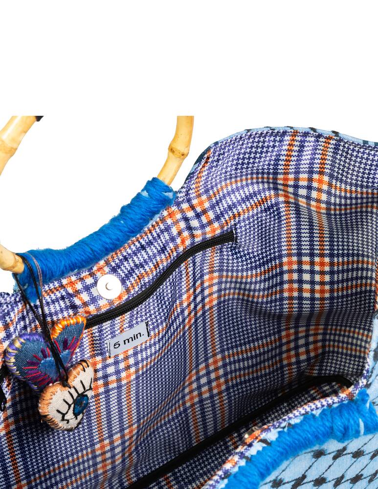 rinascente 5 min. Borsa shopper in cotone - blu