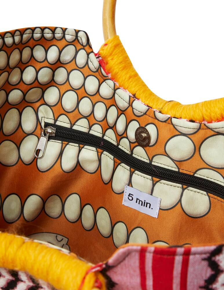 rinascente 5 min. Borsa shopper in cotone - rosso