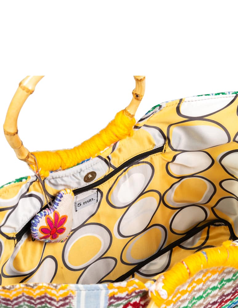 rinascente 5 min. Borsa shopper in cotone - azzurro