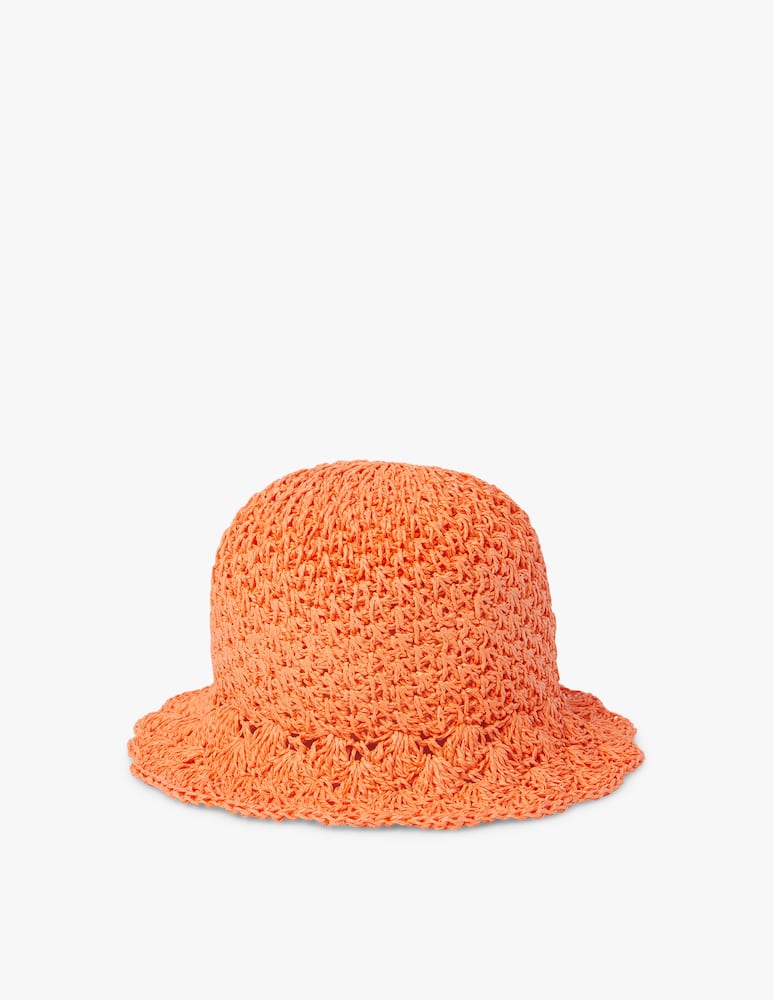 rinascente FILIPPO CATARZI Cappello bucket all'uncinetto - arancione