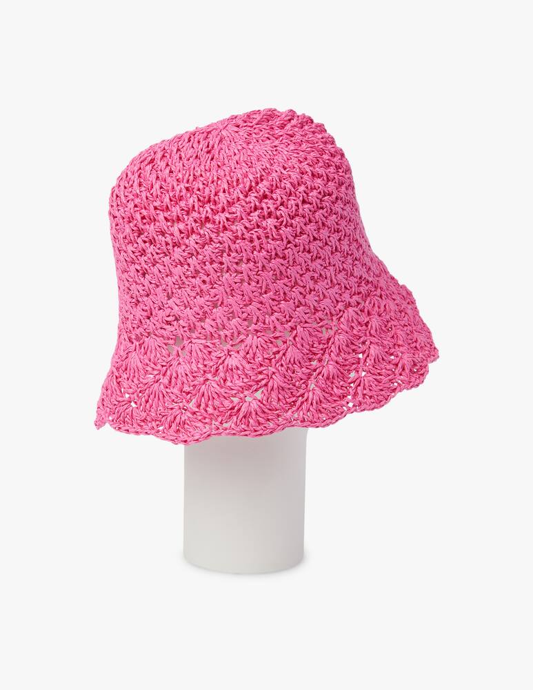 rinascente FILIPPO CATARZI Crochet bucket hat - pink