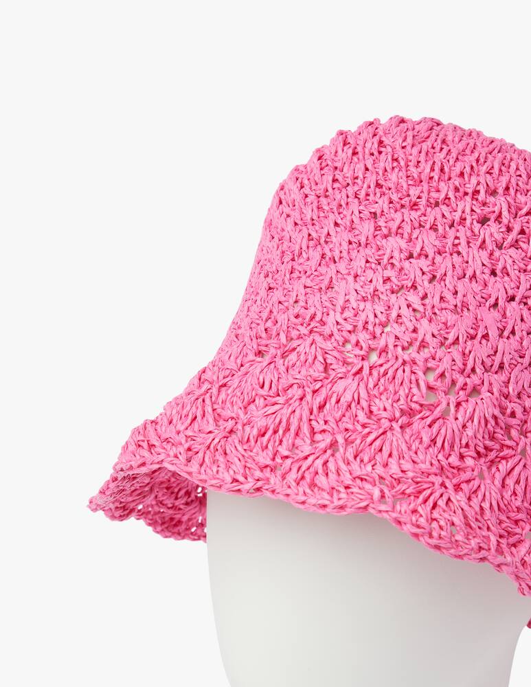 rinascente FILIPPO CATARZI Crochet bucket hat - pink