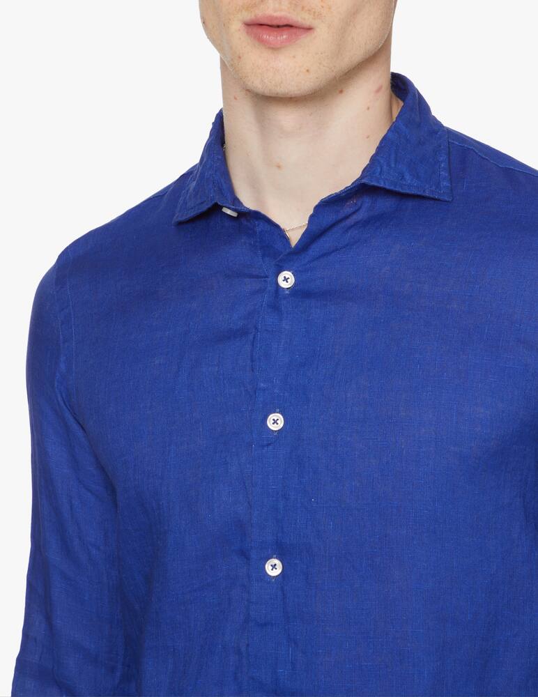 Altemflower Linen double shirt - blue - picture 4 Altemflower Linen double shirt - blue - picture 4