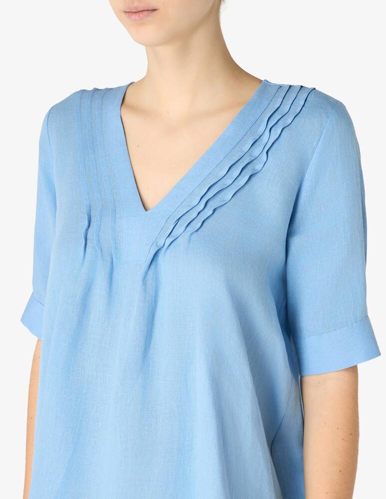 rinascente Elizabeth Ascot V pleat blouse