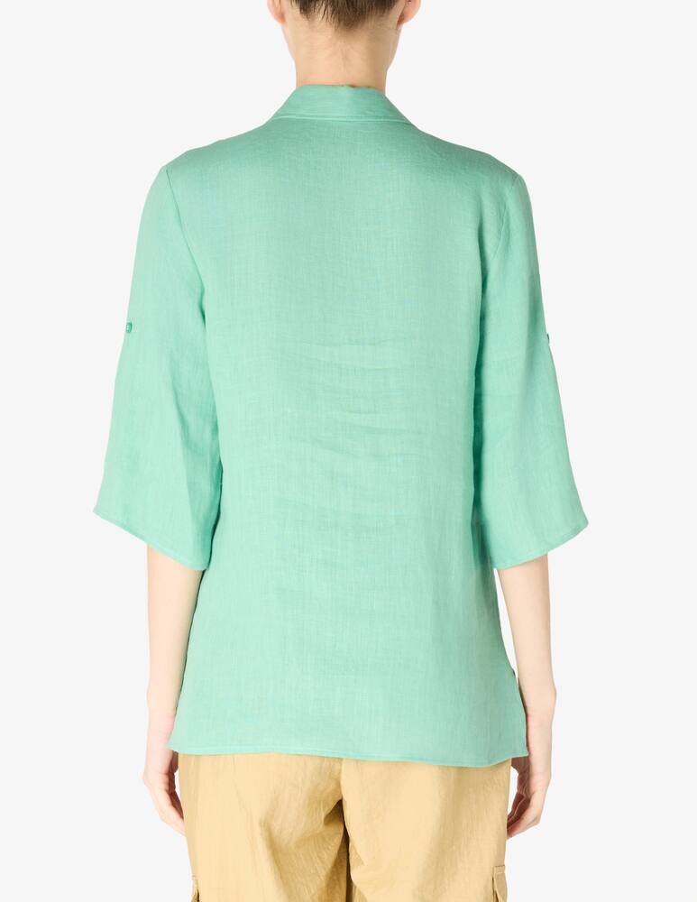 rinascente Elizabeth Ascot Camicia maniche corte lino