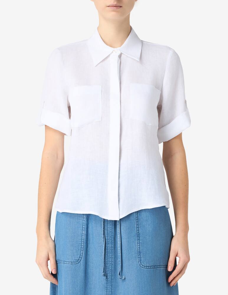 Elizabeth Ascot Camicia lino manica corta - immagine 1 Elizabeth Ascot Camicia lino manica corta - immagine 1