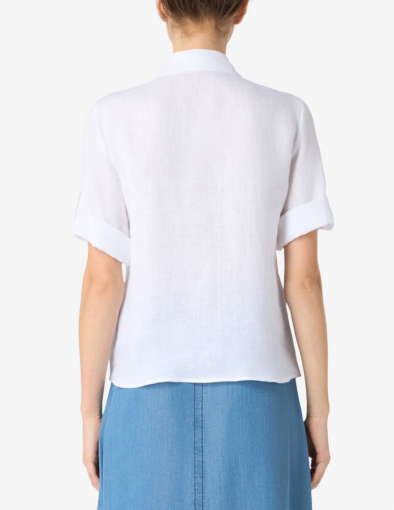 rinascente Elizabeth Ascot Camicia lino manica corta