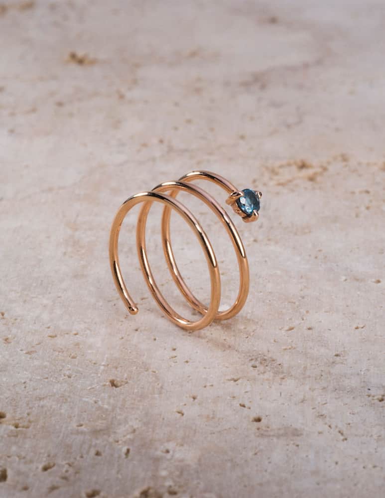 rinascente GM Gioielli Anello Curly Dot