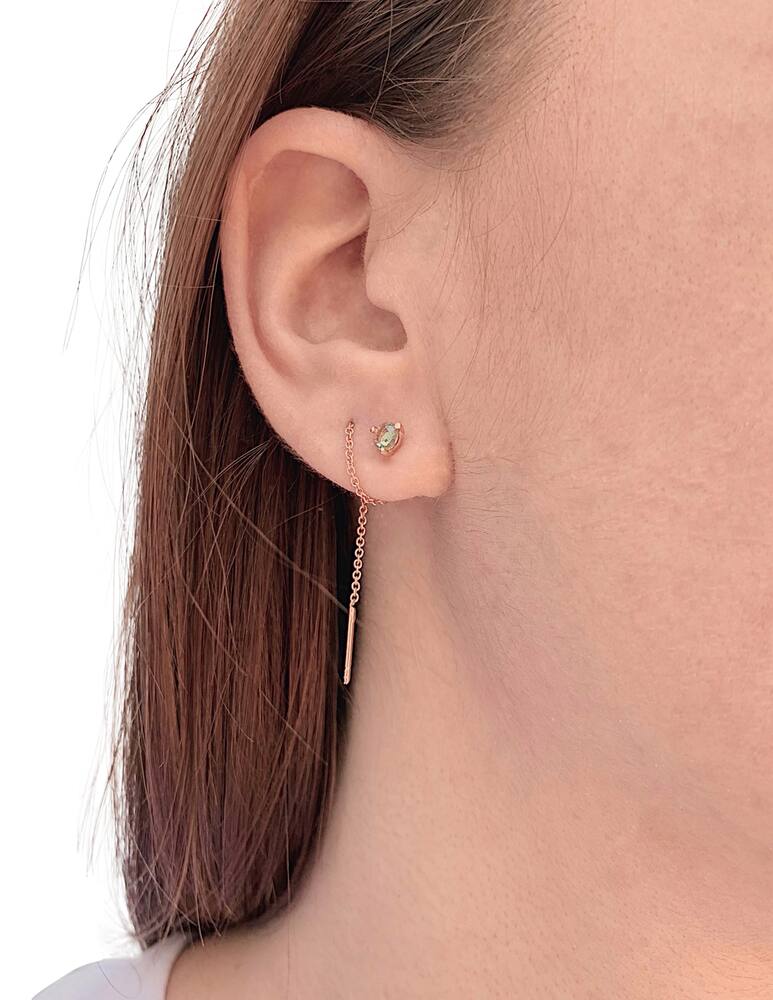 rinascente GM Gioielli Flowing Dot asymmetrical earrings