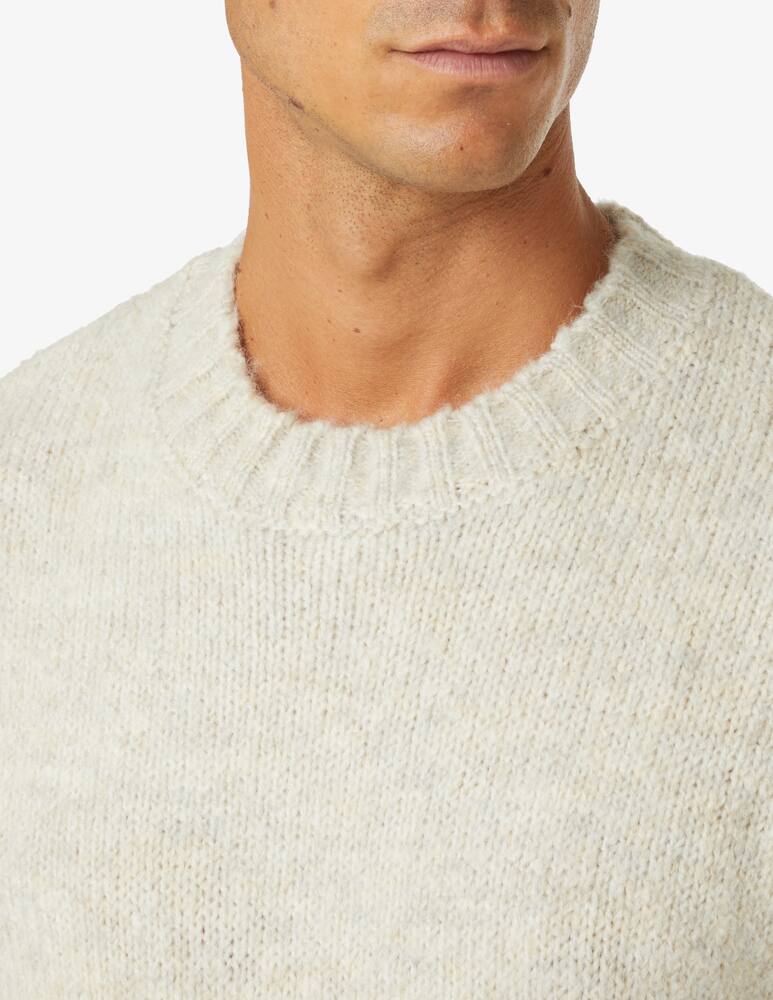 rinascente At.p.co Mohair mix roundneck sweater - Beige