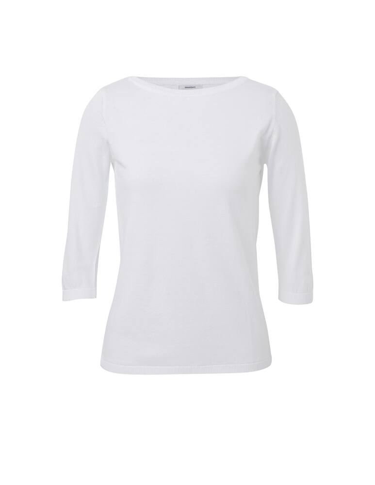 Rinascente Collection Boat neck cotton sweater - picture 1 Rinascente Collection Boat neck cotton sweater - picture 1