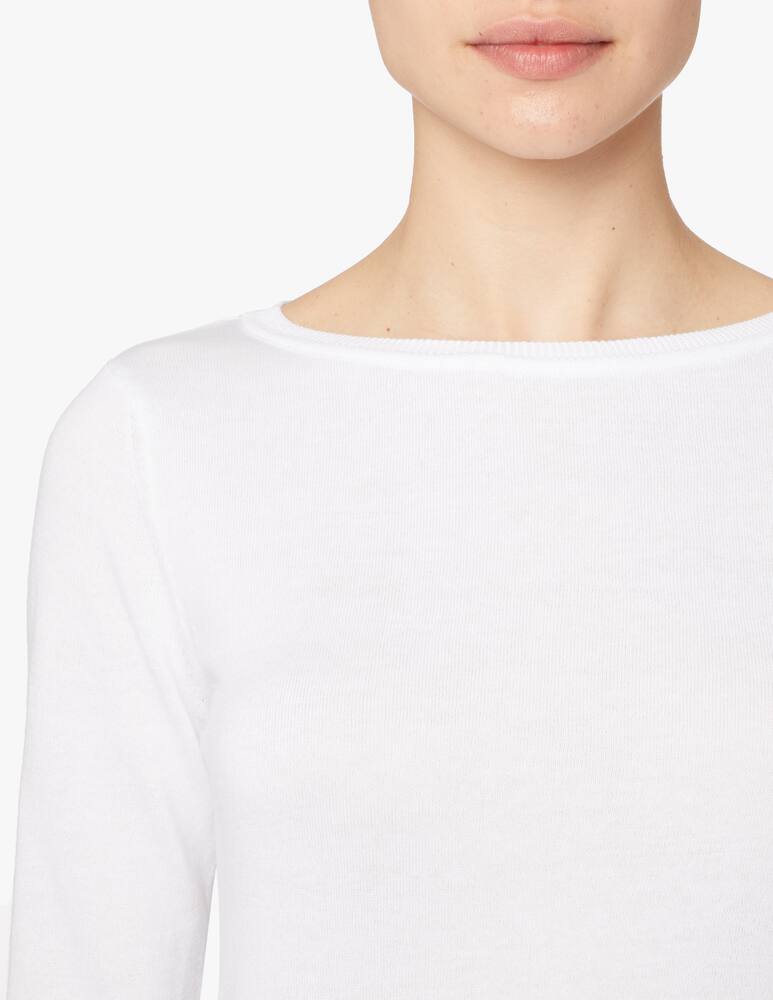 Rinascente Collection Boat neck cotton sweater - picture 5 Rinascente Collection Boat neck cotton sweater - picture 5