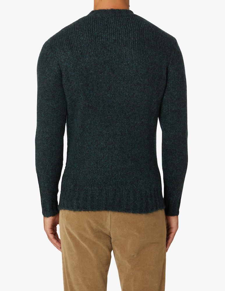 rinascente At.p.co Mohair mix roundneck sweater - Green