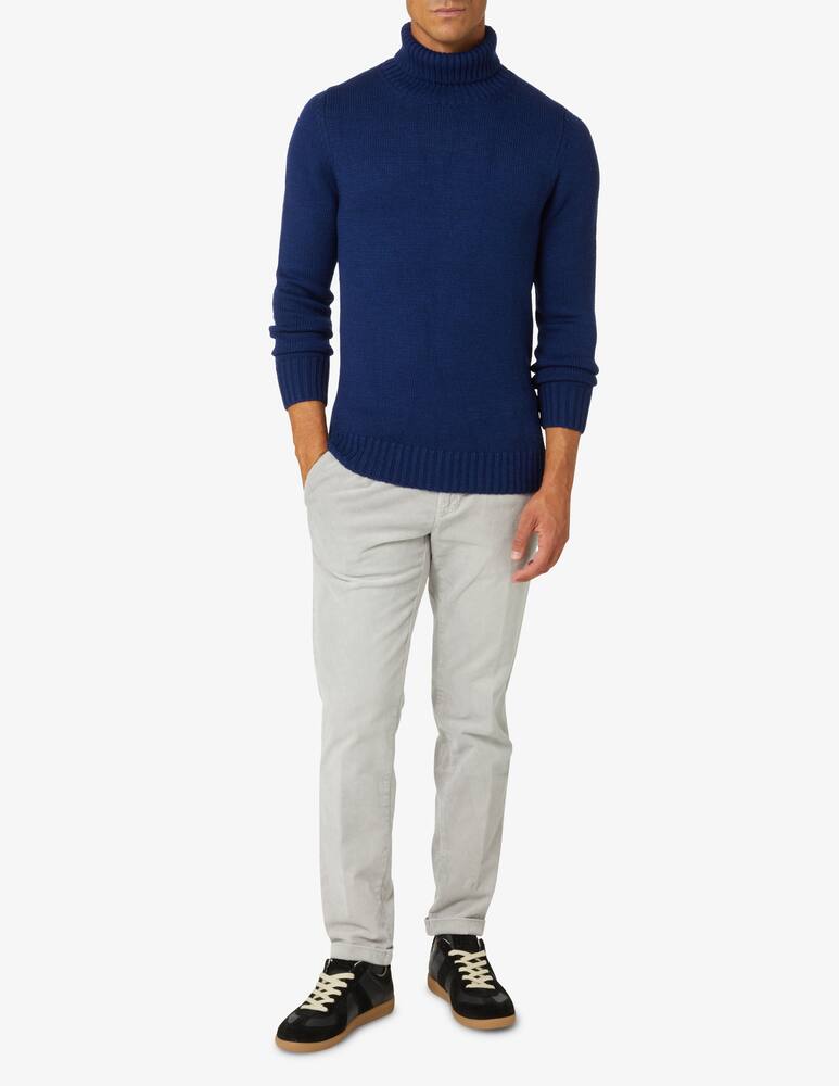 rinascente At.p.co Mixed wool turtleneck - Blue