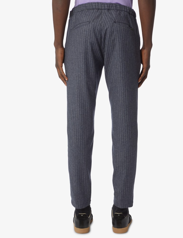 rinascente At.p.co Chino berlin coulisse pinstripe pant - Grey