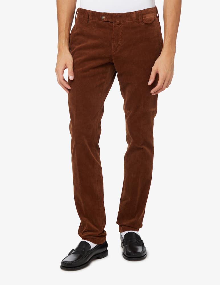 rinascente At.p.co Pantalone chino jack velluto 1000r - Marrone