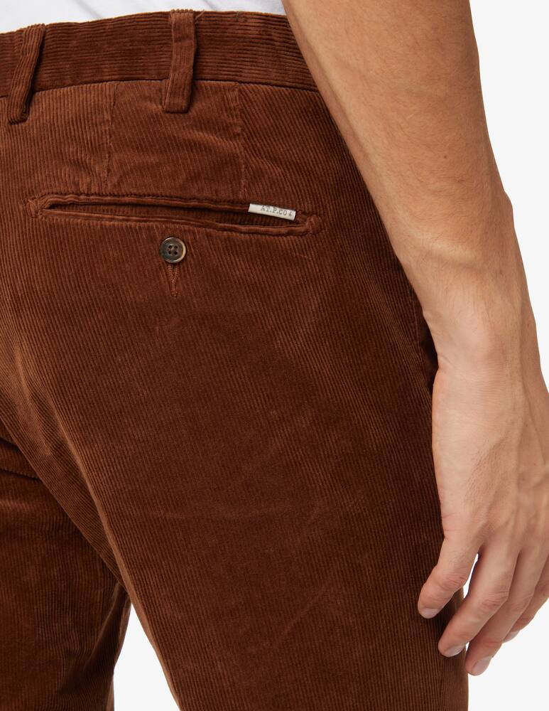 rinascente At.p.co Pantalone chino jack velluto 1000r - Marrone