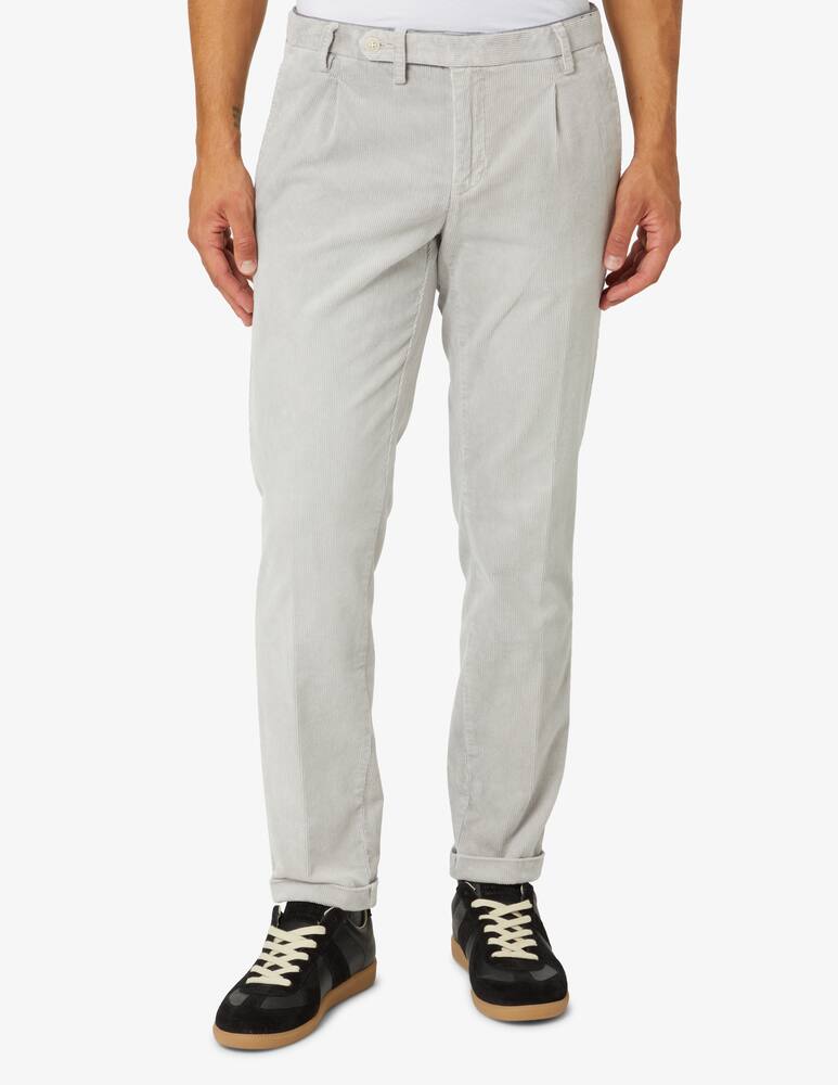 rinascente At.p.co Pantalone chino sasa pence in velluto 1000r - Grigio