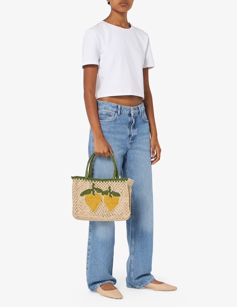 rinascente The Jacksons Lemon tracy xs tote bag