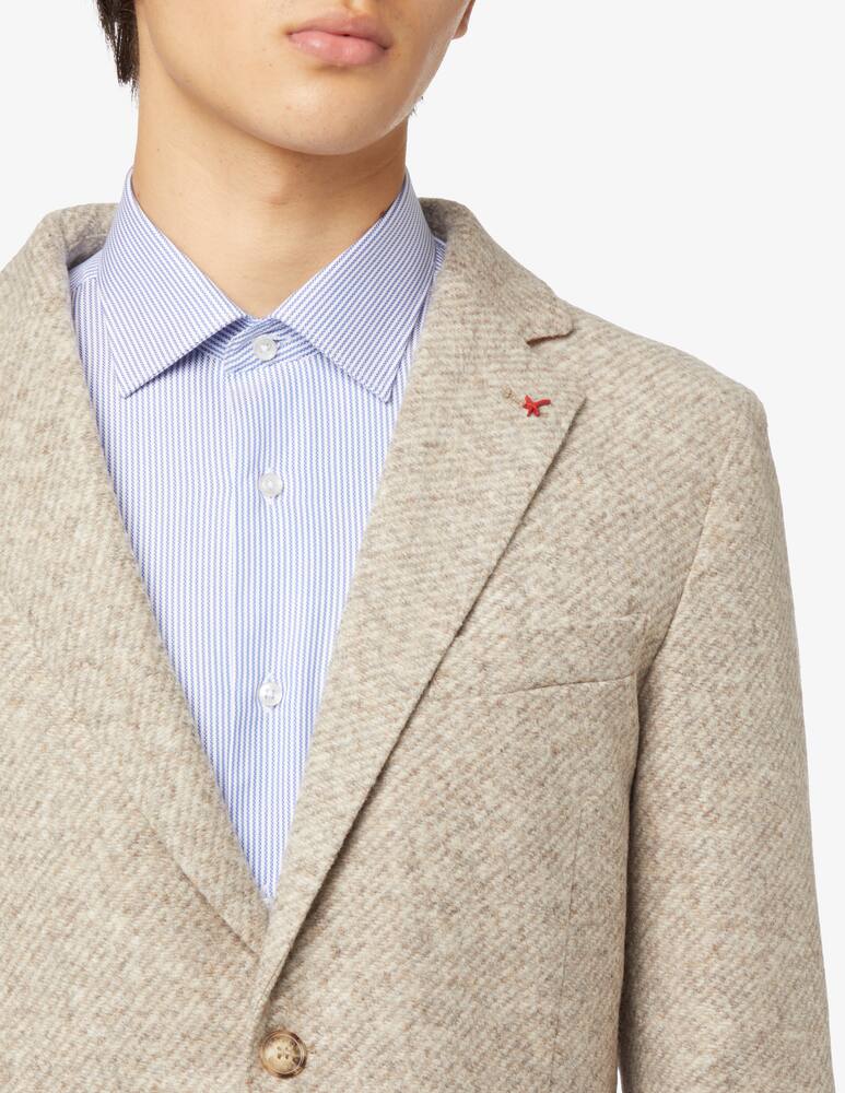 rinascente At.p.co Fantasy wool alan blazer - Beige