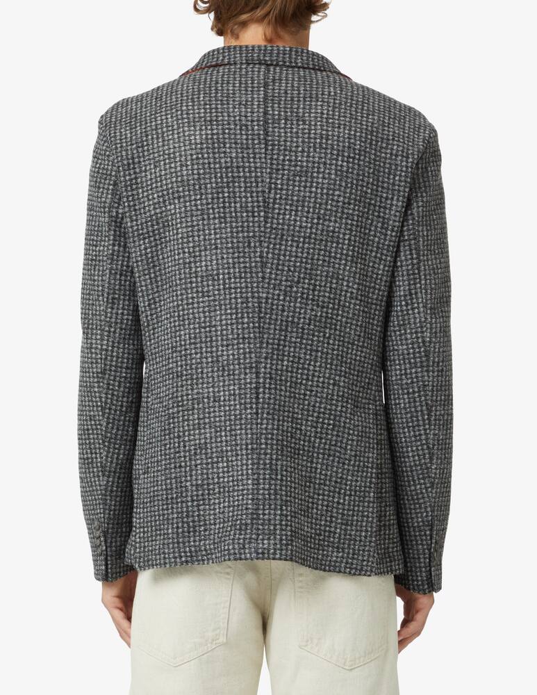 rinascente At.p.co Pied de poule alan wool blazer - Grey