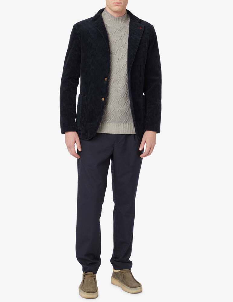 rinascente At.p.co Giacca blazer alan velluto costa roccia - Blu