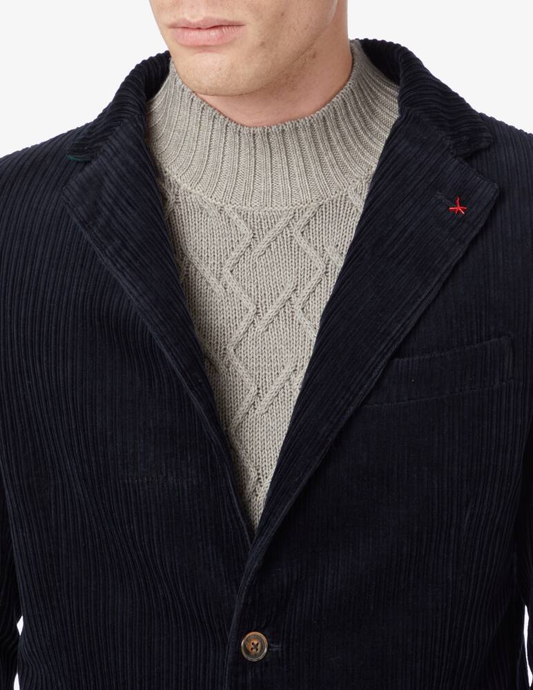 At.p.co Giacca blazer alan velluto costa roccia - Blu - immagine 4 At.p.co Giacca blazer alan velluto costa roccia - Blu - immagine 4