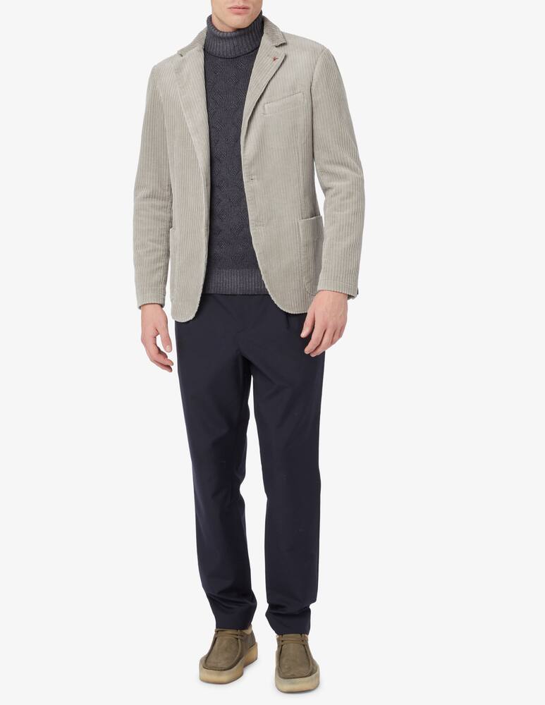 rinascente At.p.co Giacca blazer alan velluto costa roccia - Grigio