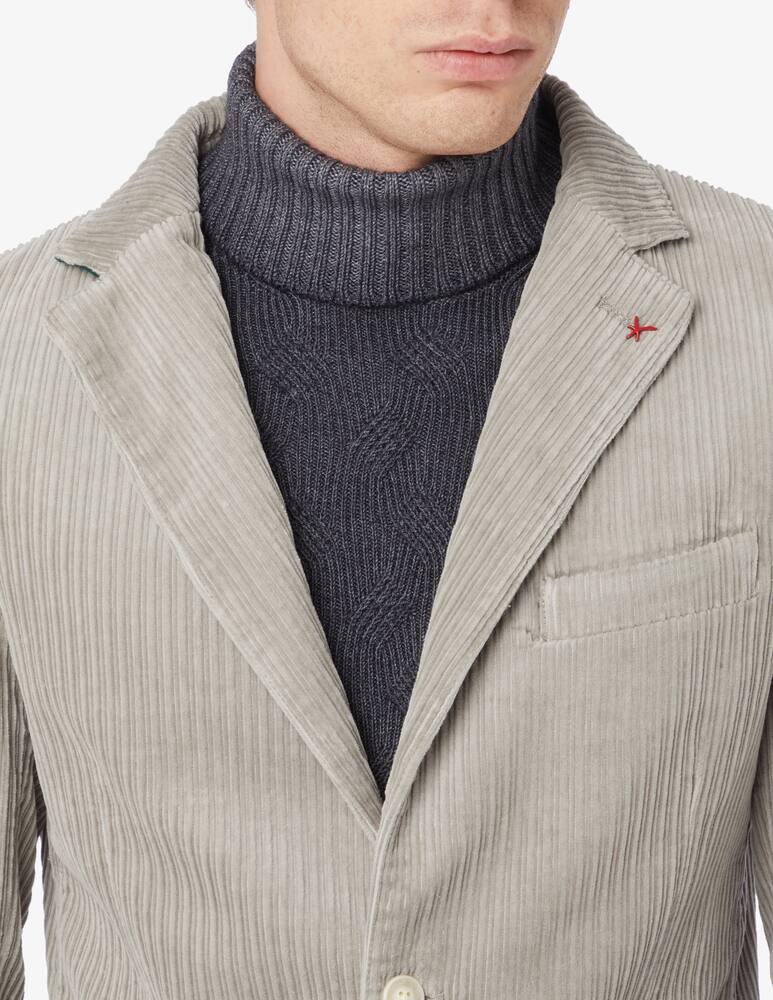 rinascente At.p.co Giacca blazer alan velluto costa roccia - Grigio